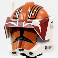 Clone Army Customs | 20P2 332nd Vaughn EARTH Orange Helmet